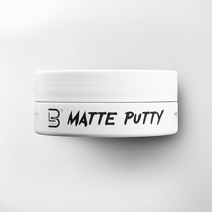 L3 Level 3 Matte Putty - Grooming Hair Product for Women and Men - Hair Texturizing Putty with Matte Finish