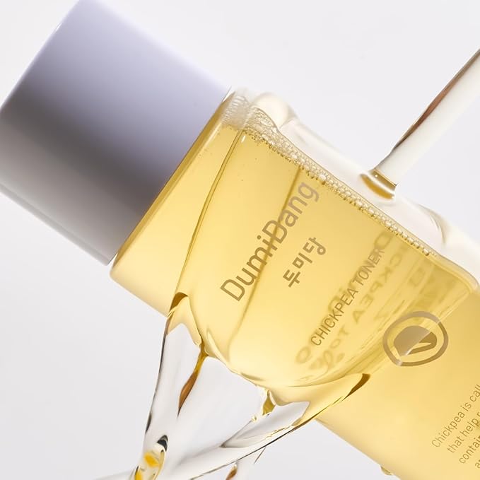 Chickpea Essence Toner - Korean Traditional Vegan Skincare Formula, Moisturizing and Anti-Aging with Fermented Chickpea Extract and 8 Types of Bean Complex, 200mL | 6.75fl.oz.