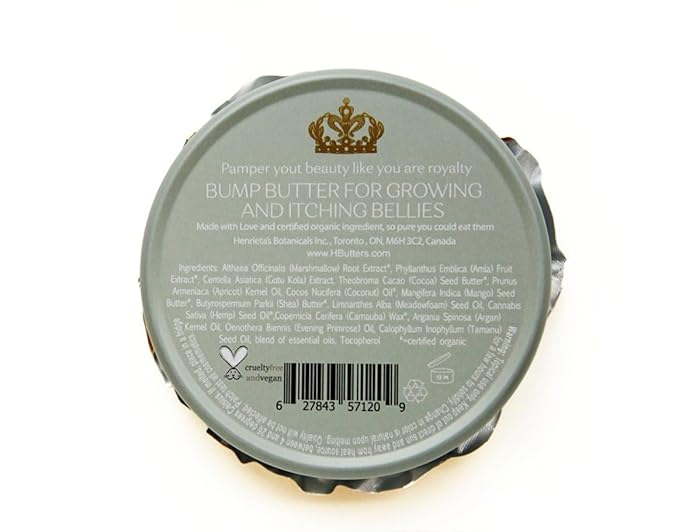 Bump Butter: 100% Natural Whipped Cocoa Butter Formula for Growing Baby Bumps - Soothing & Nourishing with Neroli & Frankincense - 3.4 Fl Oz/100 ML
