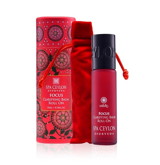 SPA CEYLON Focus Clarifying Balm Roll-On | for All Skin Types | Roll-On Applicator | Cruelty-Free