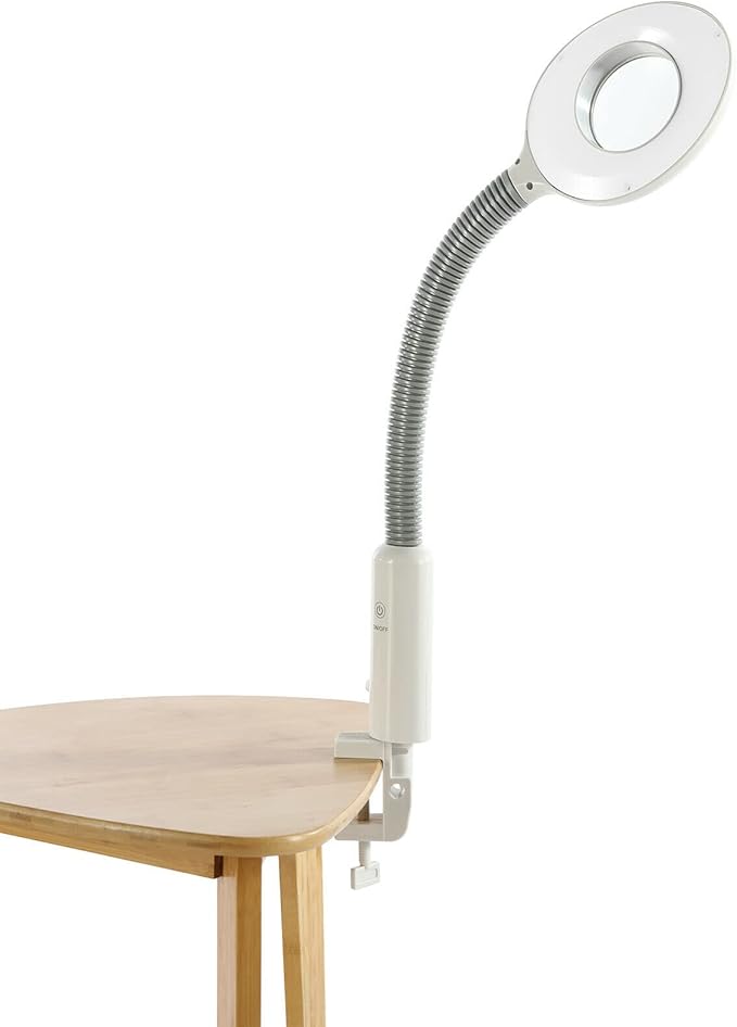 Professional 2 in 1 Facial Steamer Upgrade Esthetician Steamer with 5X LED Magnifying Lamp Beauty Salon Spa