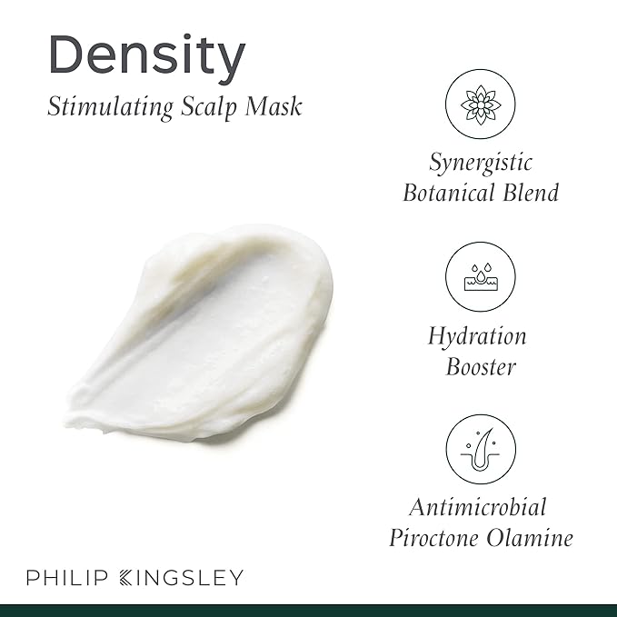 PHILIP KINGSLEY Density Stimulating Mask for Thinning Hair and Hair Loss, All Hair Types, Scalp Care Product to Energize and Balance, 2.53 oz