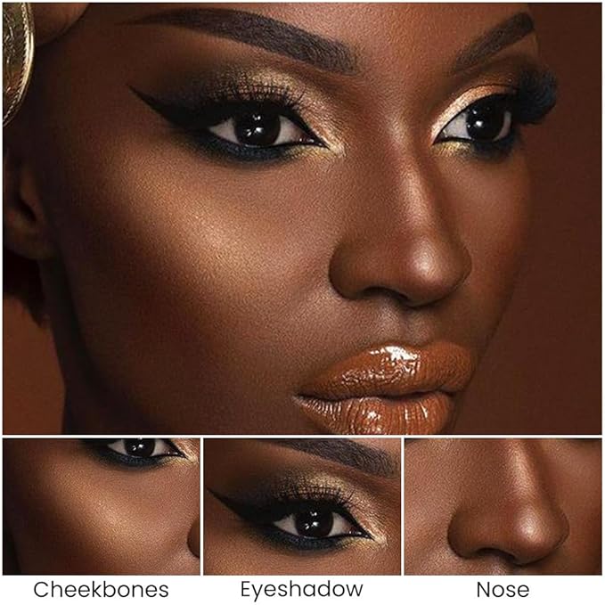 evpct 2in1 Face Shaping & Contouring Stick Cream Contour Concealer Bronzer Stick Makeup Kit for Beginner Face Highlighter Makeup Stick contorno maquillaje de maquillaje, NEW Rich +NEW Deep