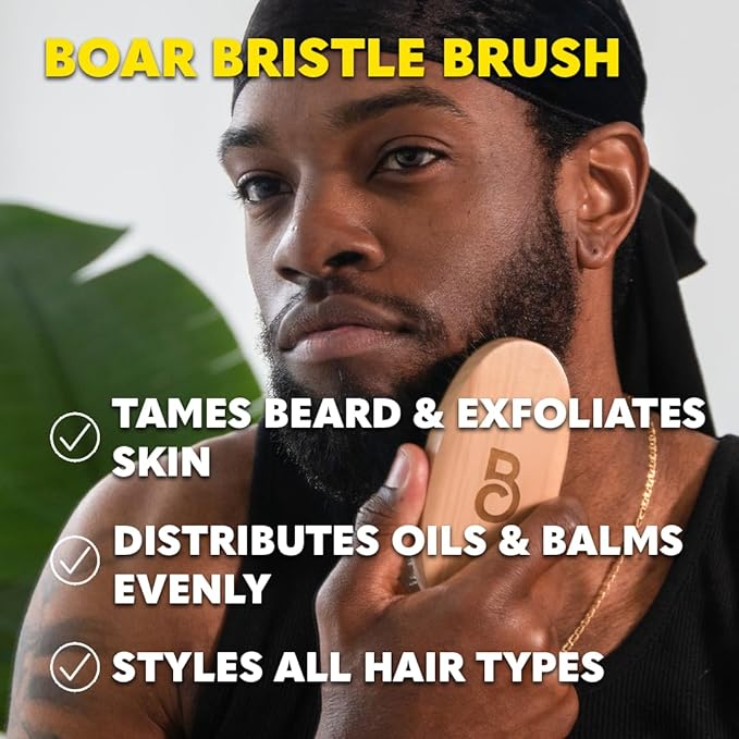 The Beard Club Premium Beard Kit for Men - Grooming & Care Kit - Cedar & Sandalwood Oil, Sandalwood Balm, Shampoo, Brush, Comb, Trimming Scissors, Straight Edge Razor - Dad Gift Set