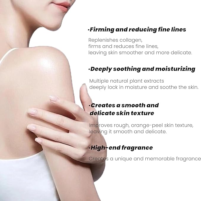 Champagne Lift Body Creme, Champagne Body Firming Cream, lift firming body creme,Deep Hydration & Smoothing, Hydrates Dry, Skin Arms & Legs(Vanilla, 8 Fl Oz)