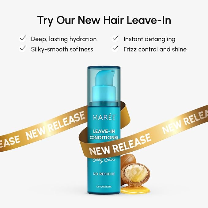 MAREE Hair Growth Serum - Caffeine Peptides Castor Rosemary Oil for Hair Growth - Products for Women & Men - Hair Oils for Hair Growth - Hair Regrowth Tonic - Scalp Serum - Suero Para El Cabello