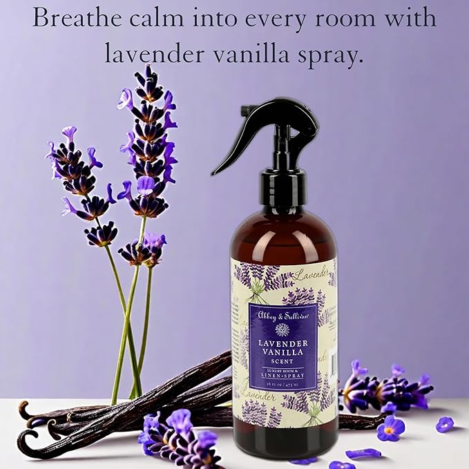 Abbey & Sullivan Linen Spray, Lavender Vanilla, 16 oz.