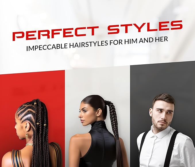 Professional 4-in-1 Multi-Purpose Hair Wax for 4C Hair & Natural Hair Perfect for Braids, Edges, Twists, Locs & Styling with No Flaking, No Alcohol, or Sulfates, Curly & Wave Hair, Styling Hair Gel