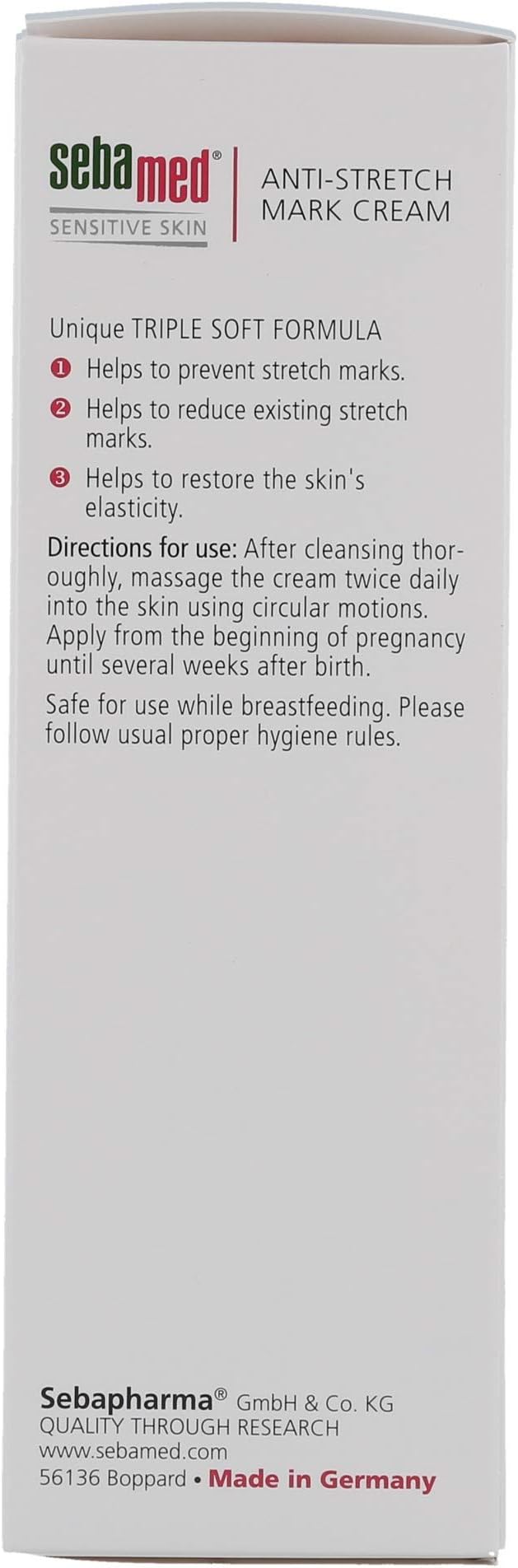 Sebamed Anti-Stretch Mark Cream Stretch Mark Cream - for Pregnancy Stretch Mark & Prevention Oil - Stretch Mark Removal Cream for Pregnant Women, Mothers - Safe for All Ages & Skin Types