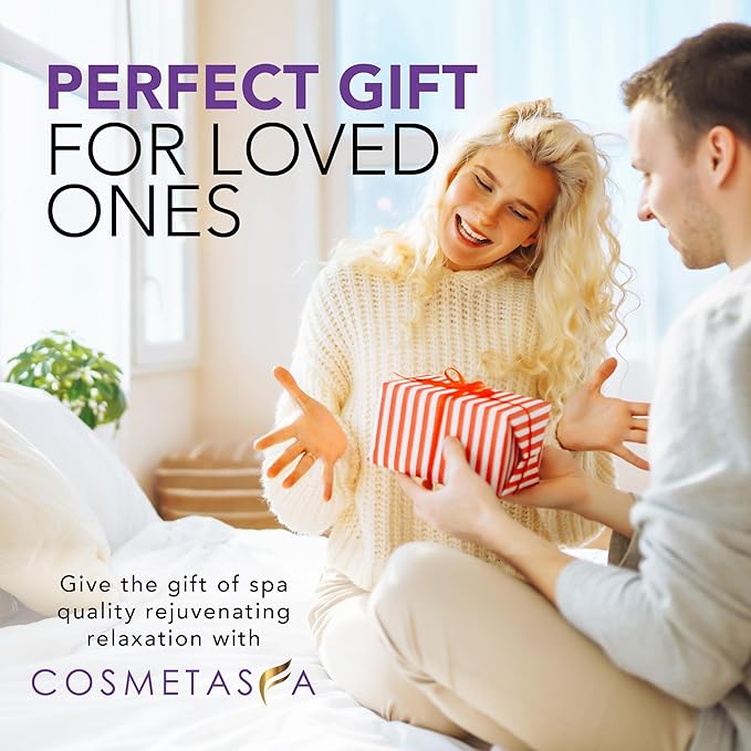 Cosmetasa Lavender Massage Oil for Massage Therapy - All Natural, Cruelty-Free & Spa Quality Skin Therapy Oil, Calming & Soothing Care - Lavender, Geranium & Grapeseed Oil (8.8 oz)