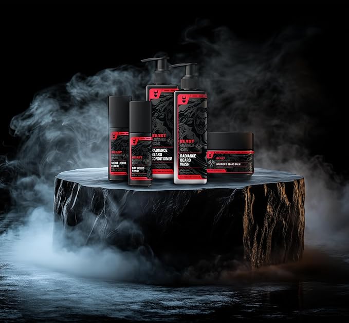 The Beard Struggle The Beast Line Beard Oil for Men Ragnarok Rising Eddie Hall Beast Line - Signature Edition - Day Liquid Tonic Beard Growth Oil - Beast Collection