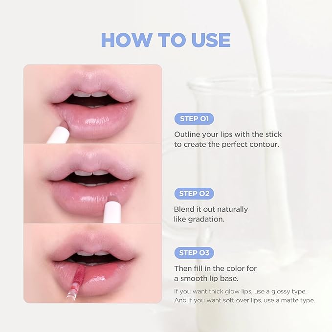 lilybyred Smiley Lip Blending Stick | Korean 3-in-1 Multi-Use Lip Liner, Smooth Creamy Texture, Long-Lasting Matte Finish, Soft Blur Effect, Precision Contour Pencil, 0.028 oz. (02 Laugh with Me)