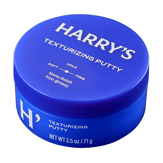 Harry's Texturizing Hair Putty, Mens Hair Styling Products, 2.5 Fl Oz, 3 Pack