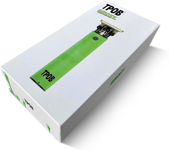 TPOB Ghost Beard Trimmer Hair Clippers for Men, Professional Hair Trimmer Zero Gapped T-Blade Trimmer Cordless Rechargeable Edgers Clippers Electric Beard Trimmer Shaver (Ghost Slime)