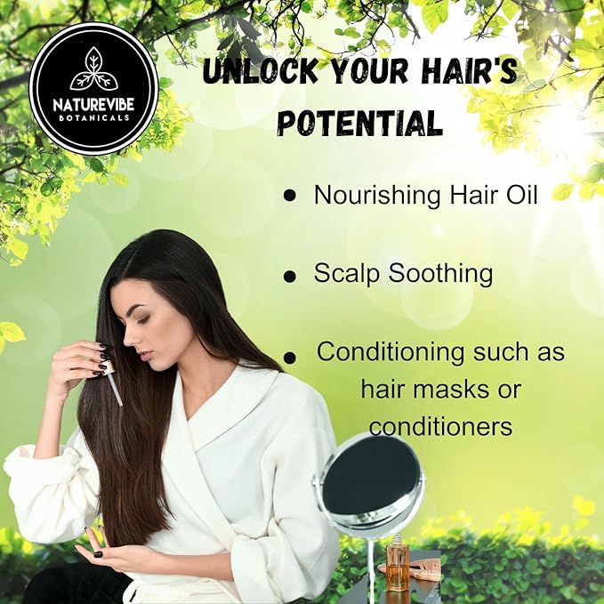 Naturevibe Botanicals Argan Oil 32oz and Sweet Almond Oil 32oz | Oil Combo