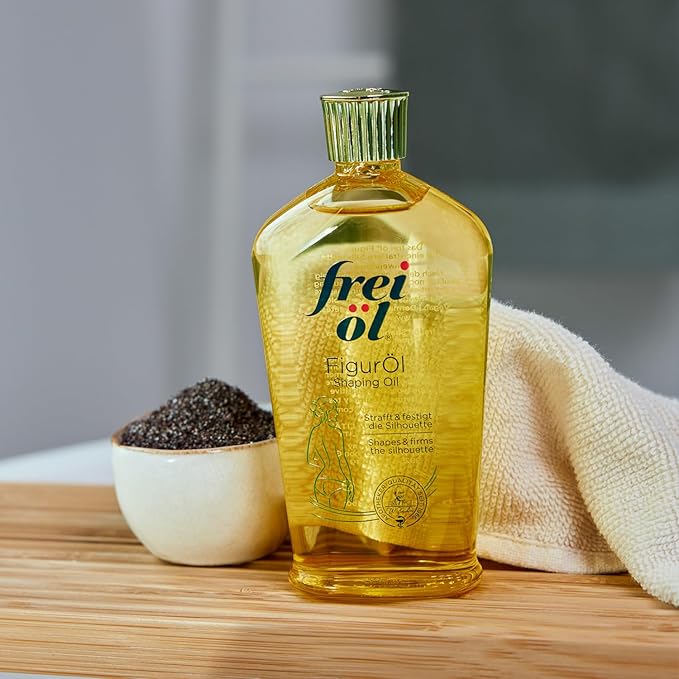 shaping oil – body oil for cellulite reduction – smooths, tightens & firms problem areas & Post pregnancy regression – citrus scent – all skin types – vegan – 125 ml / 4.23 Fl Oz