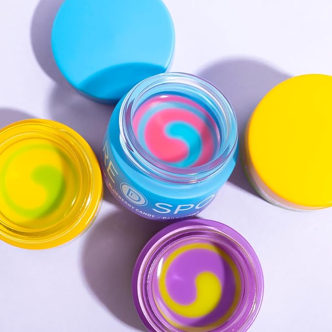 Lip Sleeping Mask Blueberry Candy - Cute Lip Mask Overnight, Long-Lasting Moisturizer to Treatment, Hydration, Repair for Dry Cracked Lips - 0.42 Fl Oz