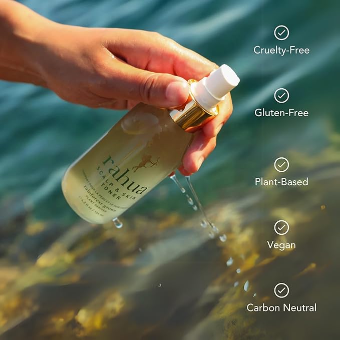 Rahua Scalp & Skin Toner, 4.2 Fl Oz, Revitalizing Hair Toner for Skin Care, Scalp Refresh & Styling, Nourishing Naturally Infused, Plant Powered Ingredients, for All Hair-Types, Vegan