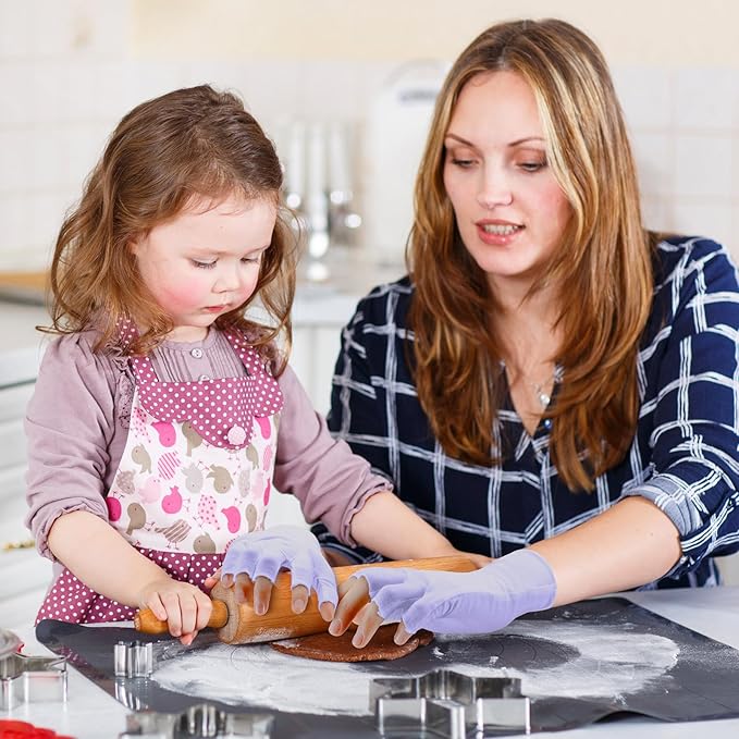 Geyoga 6 Pairs Fingerless Moisturizing Gloves Eczema Cotton Gloves for Adults Half Finger Touchscreen Lotion Overnight Dry Hands for Women Sleeping(Mauve)