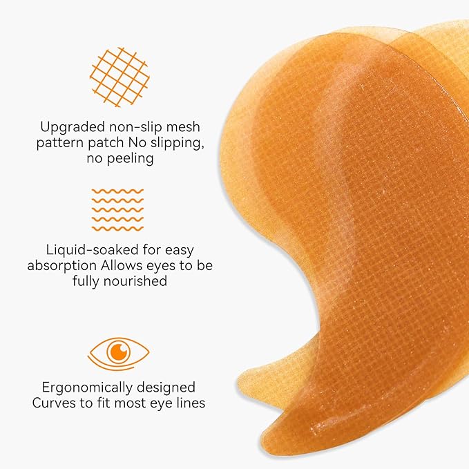 Vitamin C Under Eye Patches(30 Pairs) -Cooling Eye Masks for Dark Circles, with Caffeine Niacinamide Hydra-Gel Collagen, Puffy Eyes & Eye Bags Treatment, Fine Lines & Wrinkles Reduce, Anti-Aging