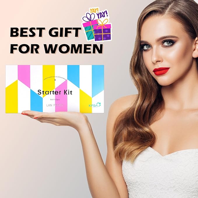 BB Pigment Serum Starter Kit Hyaluronic Acid Essence Foundation BB Facial Glow Skin Care Kit 0.27oz 12 Vials, Combined With Niacinamide and Peptides To Brighten Skin Tone Anti-Aging Foundation #1