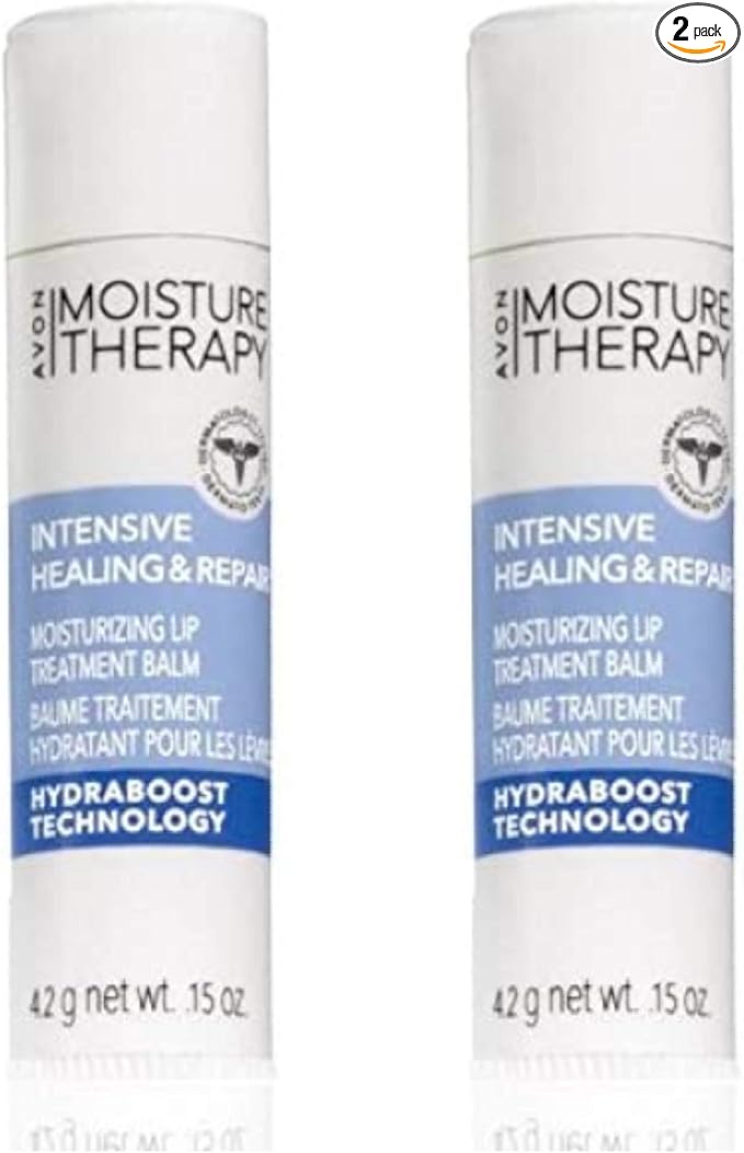 LOT OF 2 Avon Moisture Therapy Intensive Healing & Repair Lip Ointment SPF 15
