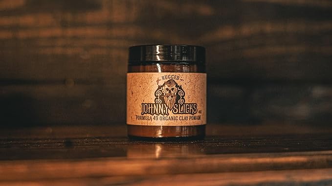 Formula 49 Clay All Organic Pomade | Firm Hold & Matte Finish (Promotes Healthy Hair Growth, Helps Hydrate Dry Skin), Rugged 2-ounce