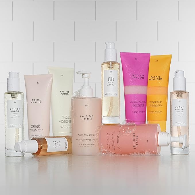 Le Monde Gourmand Miel Bébé Perfumed Body Oil - 4 fl oz (118 ml) - Floral, Sandalwood, Praline Notes