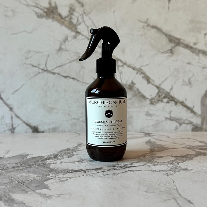 Murchison-Hume Garment Groom Fabric Freshener, Air Freshener, Odor Fighter, Laundry Treatment and Stain Remover, Rosewood Leaf & Lavender