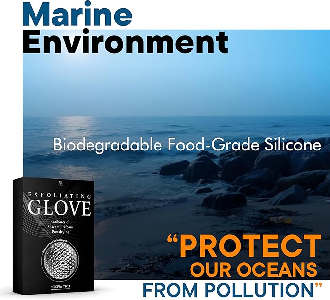 Bath Mitt - Exfoliating Glove, Honeycomb Body Scrubber,Massage Body Scrub Gloves for Home Spa,Mitt Sponges for Cleaning Body,Deep and Gentle,Fast foaming (Black(Standard,Large Size))