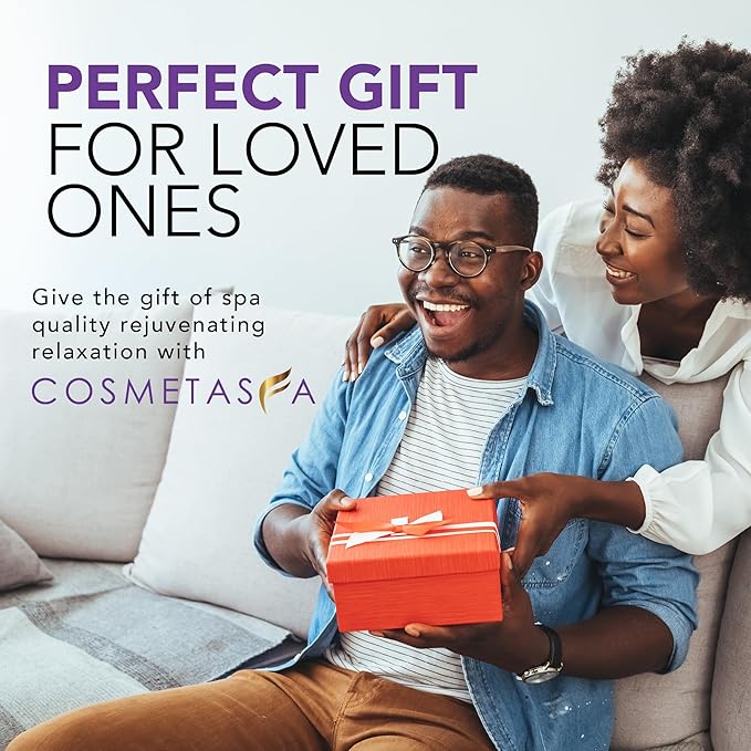 Cosmetasa Lavender Massage Oil for Massage Therapy - All Natural, Cruelty-Free & Spa Quality Skin Therapy Oil, Calming & Soothing Care - Lavender, Geranium & Grapeseed Oil (16.9 oz)