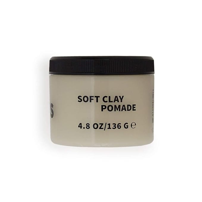 Rudy's Soft Clay Pomade - Lightweight and Pliable All Day Hold - Paraben Free - for Waves and Texture (2.2 oz)