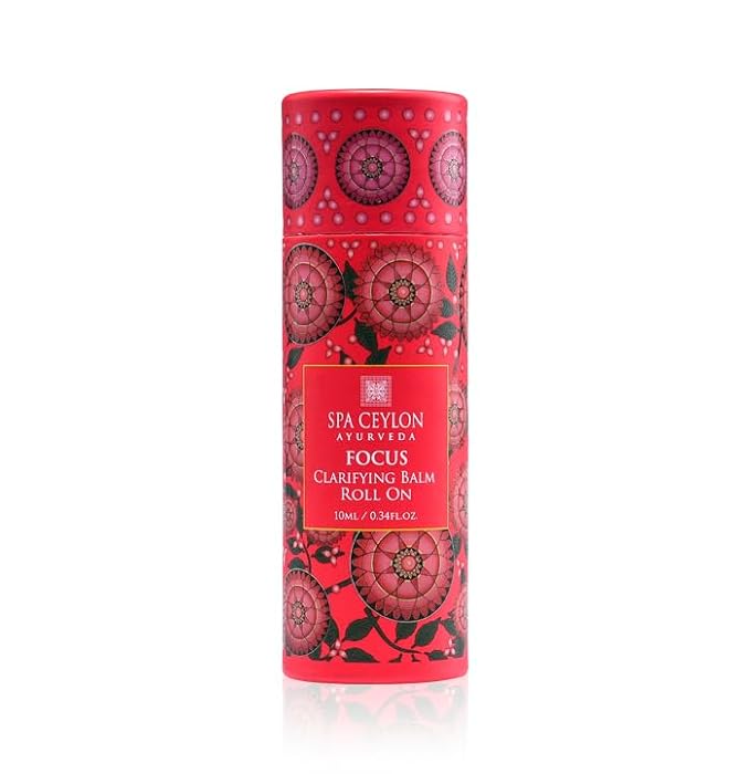 SPA CEYLON Focus Clarifying Balm Roll-On | for All Skin Types | Roll-On Applicator | Cruelty-Free