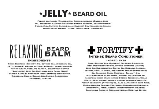 Bossman Essentials Beard Kit for Men – Beard Oil Jelly, Fortifying Conditioner Cream & Beard Balm – Grooming Care Accessories (Vetiver X Scent)