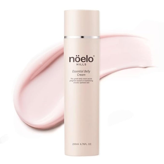 Essential Belly Cream for Strech Marks 6.76 fl oz – Panthenol, Allantoin, Coconut Oil – Vegan, Maternity, Pregnancy Safe Korean K-beauty, Fragrance Free, Dermatologist Tested