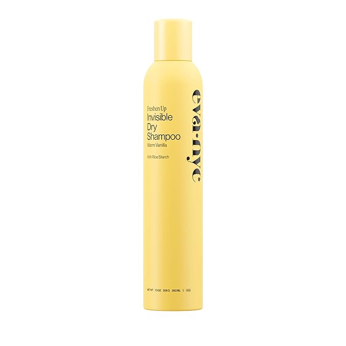 Eva NYC Invisible Dry Shampoo Spray Value Size - Oil-Absorbing, Removes Odor & No White Cast - Freshen Up Dry Shampoo For Women - For Light, Dark + Oily Hair - Warm Vanilla Scent - 7.3 oz