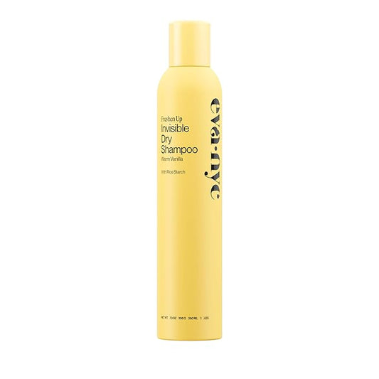 Eva NYC Invisible Dry Shampoo Spray Value Size - Oil-Absorbing, Removes Odor & No White Cast - Freshen Up Dry Shampoo For Women - For Light, Dark + Oily Hair - Warm Vanilla Scent - 7.3 oz
