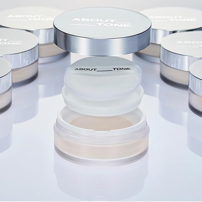 The Blur Finish Powder/Sheer Blurring Loose Powder, Lightweight Setting Powder with Long-Wear, Translucent Mineral Finishing Powder, Natural Skin Tone for Daily Makeup, Vegan, 10g/0.35oz.