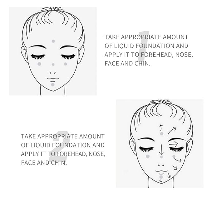 PHOERA Foundation, Flawless Soft Matte Liquid Foundation Makeup for Women.(102# Nude)