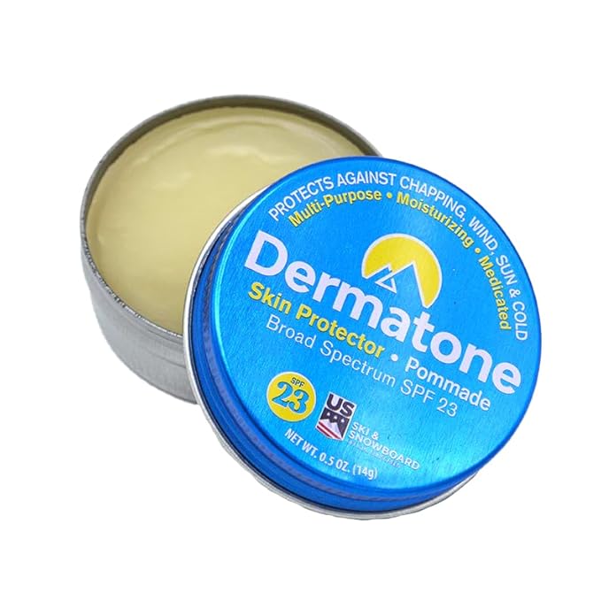 Dermatone Skin Protector Balm | Classic Tin 2-Pack | All Year Long Skin Protection | Moisturizing | Heals & Repairs | SPF23 | Ski Balm | Advanced Skin Therapy, 0.5 oz