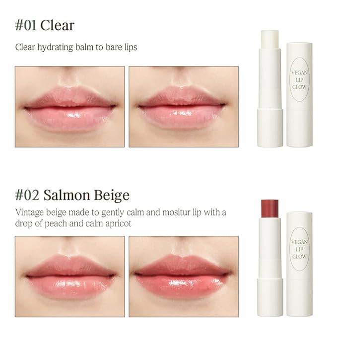 Nacific x Stray Kids Be Natural Vegan Lip Glow 5 PCS Set, with Photocards 8 PCS Full Set by KOSBEAUTY