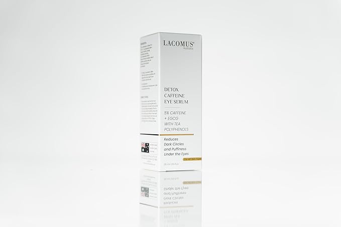 Advance Caffeine 5% + EGCG Serum for Brighter Eyes - Powerful Eye Contour Serum for Reduces Puffiness, Dark Circles, and Pigmentation - Hydrating and Smoothing Formula - LACOMUS Australia