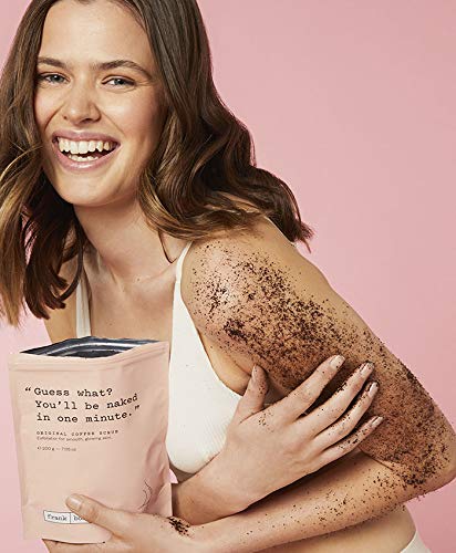 Frank Body Original Coffee Scrub | Natural, Vegan, Cruelty Free Exfoliating Body Scrub Fights Breakouts and Fades Scars & Marks with Coffee Grinds, Sweet Almond Oil, and Vitamin E | 7.05 oz / 200 g