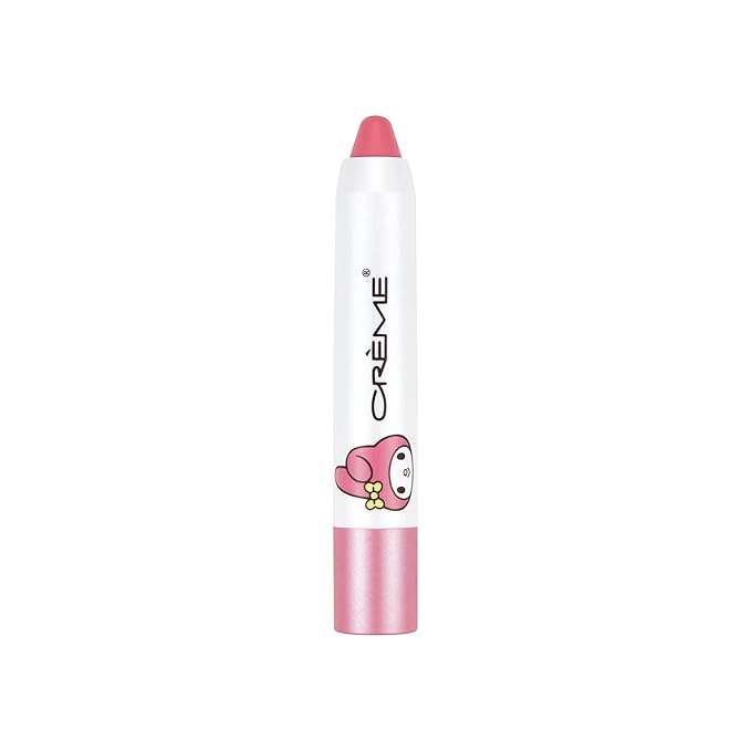 The Crème Shop Kuromi Hello Lippy Tinted Moisturizing Lip Balm, Korean Lip Tint - Pink Fluff