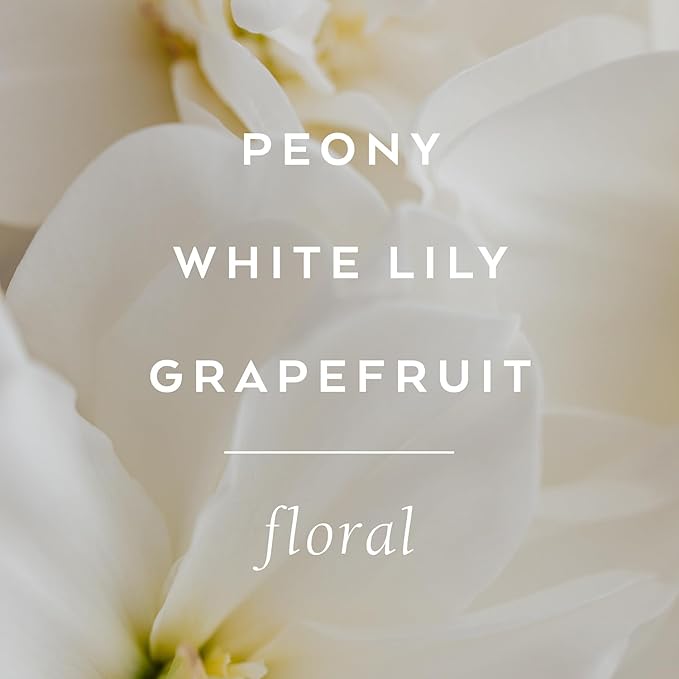 Lollia Breathe Bubble Bath, 12.9 fl. oz., Peony & White Lily Scented Bubbling Skin Care for Women, Soothing & Moisture-Rich Scented Body Soap with Hydrating Ingredients