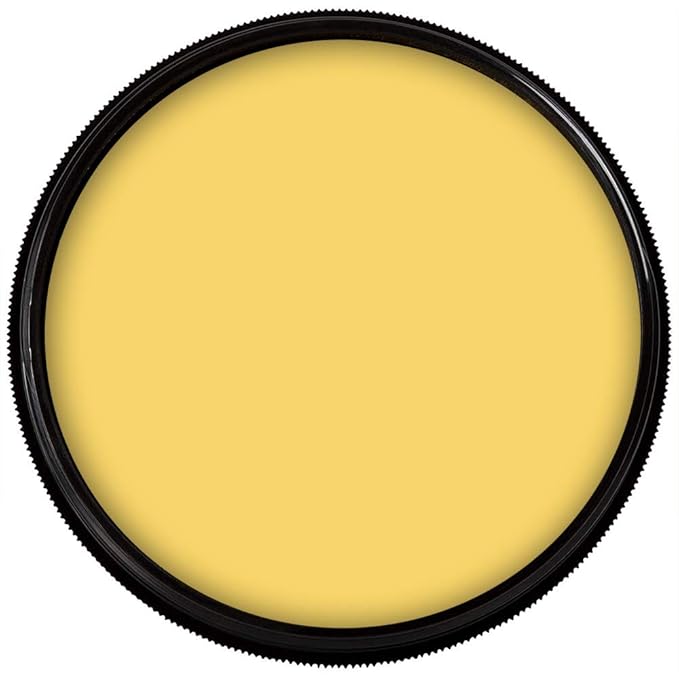 Mehron Makeup Foundation Greasepaint | Stage, Face Paint, Body Paint, Halloween Makeup 1.25 oz (38 g) (YELLOW)