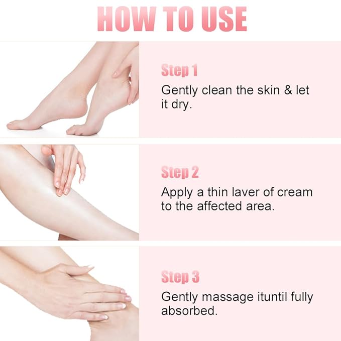 60% Urea Hydrating and Anti-Cracking Foot Cream, Foot Therapy Balm, Moisturising and Relieves Cracking and Dryness Foot Cream, Dry Cracked Heels and Feet Women Men (Peach, 1.4 Ounce)