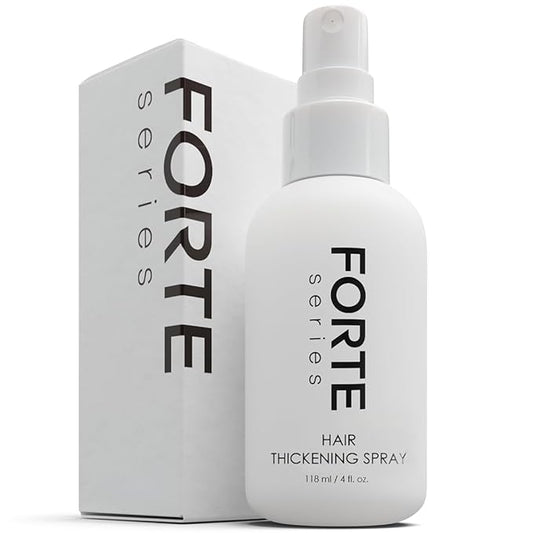 Hair Thickening Spray by Forte Series | Men's Hair Volume Spray | Hair Volumizer with Biotin Peptide Complex | Pre-Styler Hair Thickener, Volumizer, and Spray Texture Pump, (4 oz)