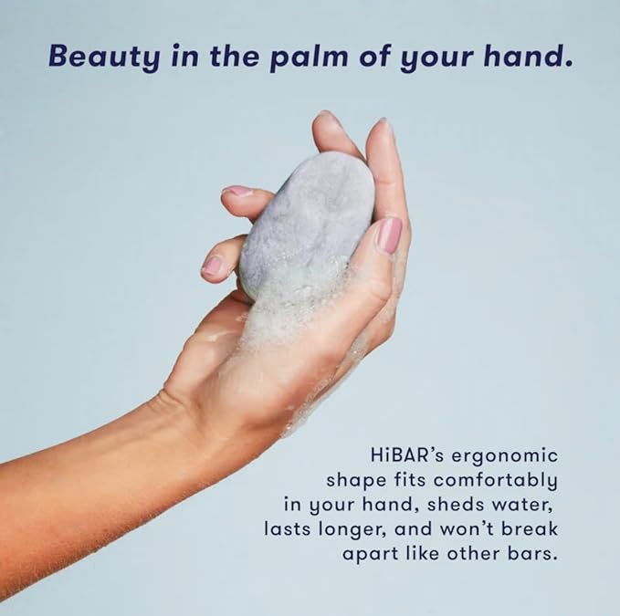 HiBAR - Repair Shampoo & Conditioner Set - For Damaged, Broken, Brittle Hair - Restore & Nourish - Quinoa Protein & Jojoba Oil - Plastic, Soap, Paraben & Sulfate-Free -Color Safe & Vegan -2 Solid Bars