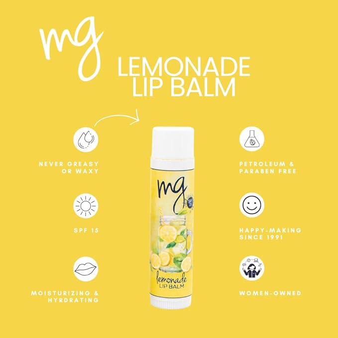 Mad Gab's MG Signature Lemonade Balms with SPF 15 (Pack of 3)